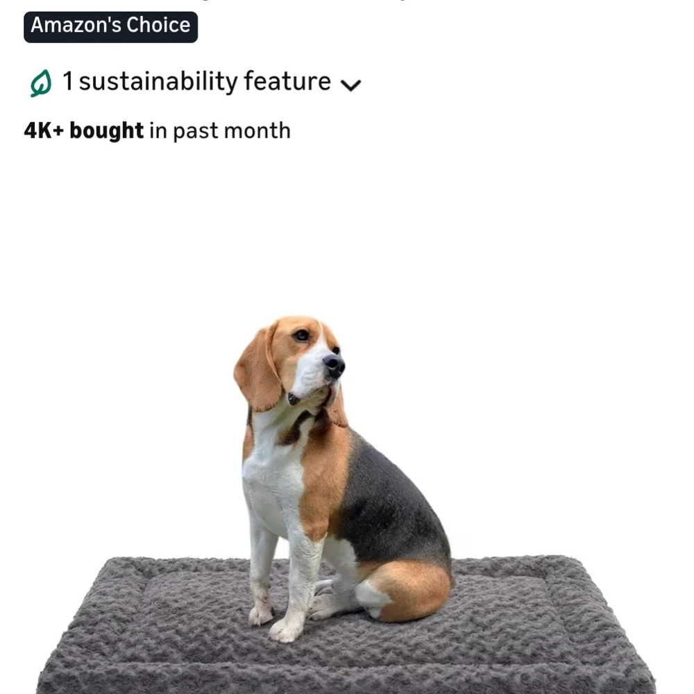 Plush Gray Dog Bed for Ultimate Comfort